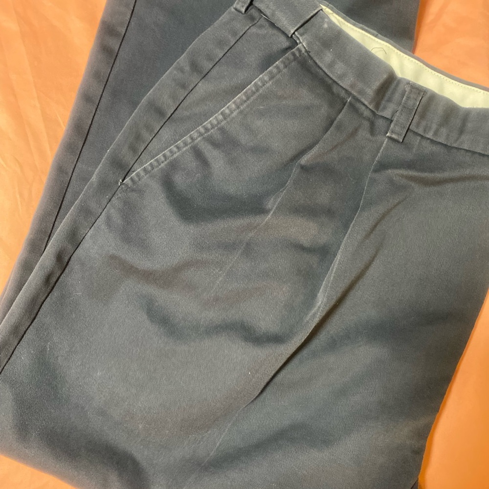 Haggar Men's Dark Navy Chino Pants